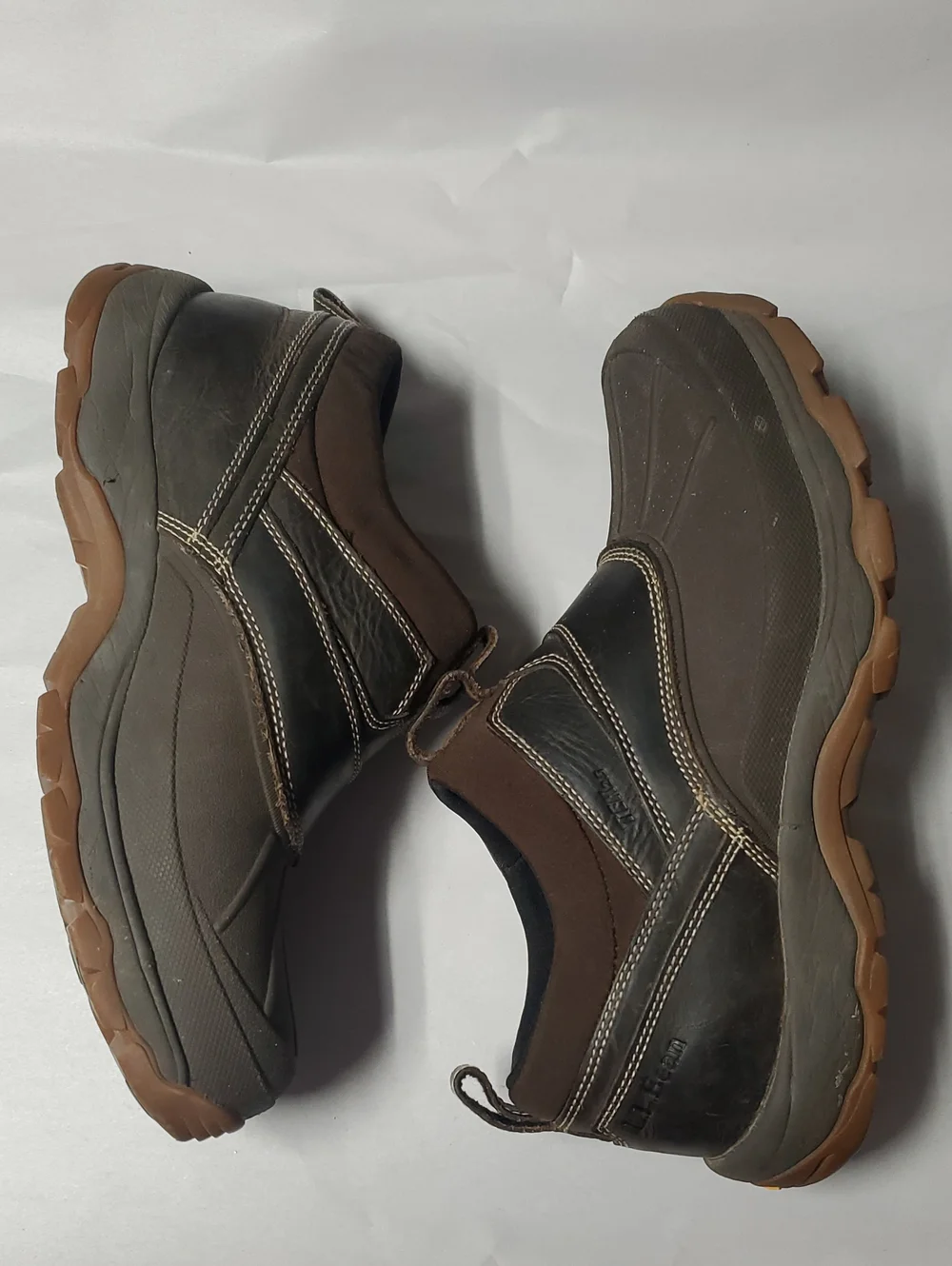 L.L Bean Men's Storm Chaser 5 Slip-On Outdoor Shoe - Brown Size 10.5 Gorpcore